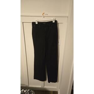 J.Crew Black High-Rise Wide-Leg Jeans Size 27T